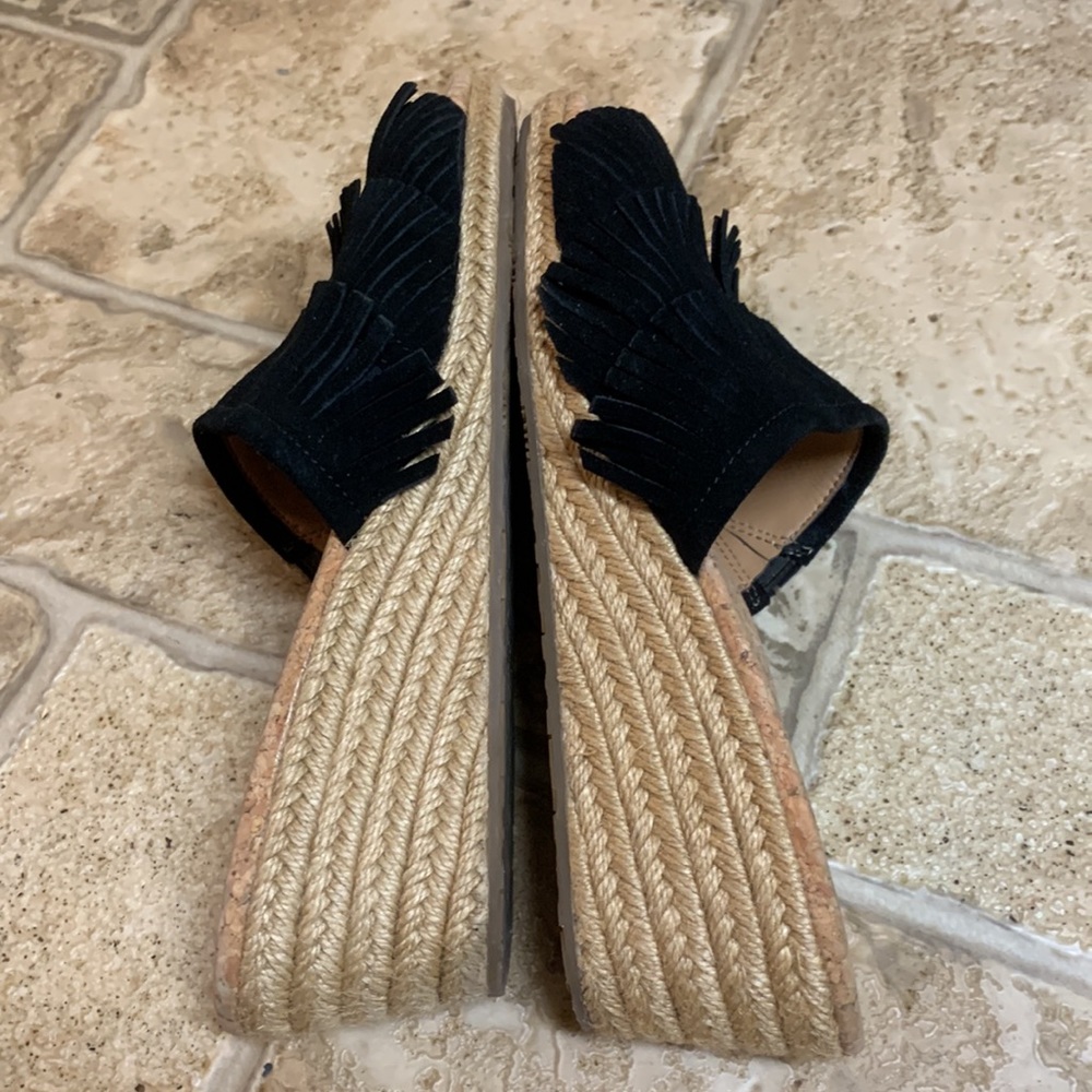 Ugg Kendra Fringe Cork Wedge Sandal - image 4